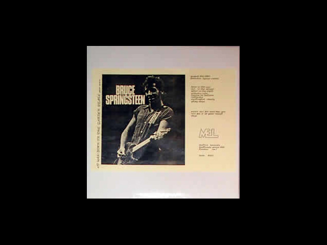 Bruce Springsteen - I WAS BORN IN THE GARDEN STATE PART 1
